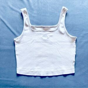 Adidas ribbed crop top
